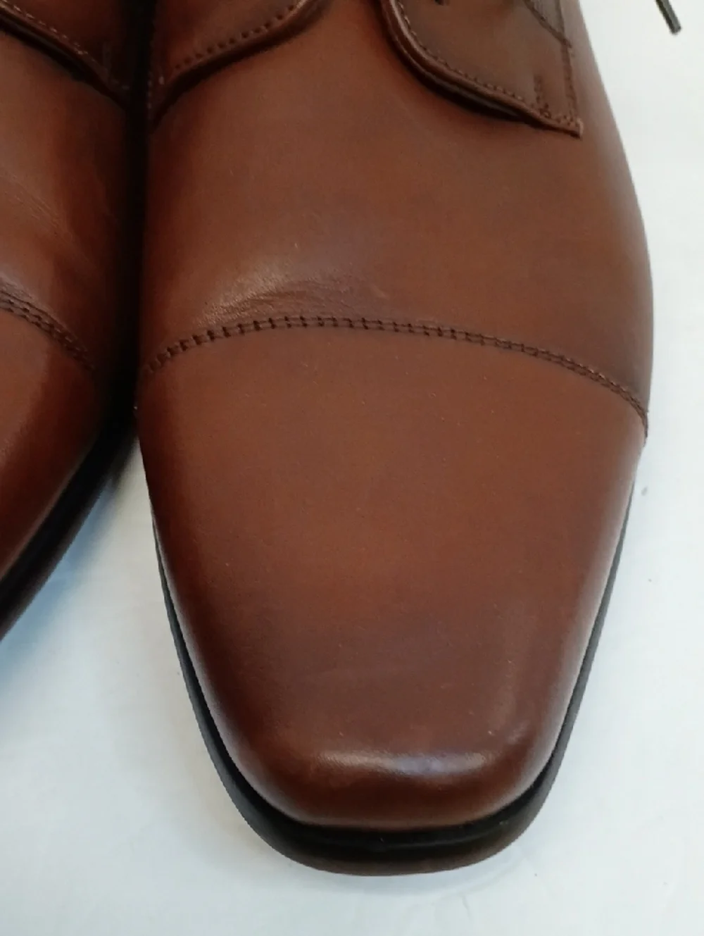 Florsheim Brown Leather Cap Toe Oxford Dress Shoes Size 13